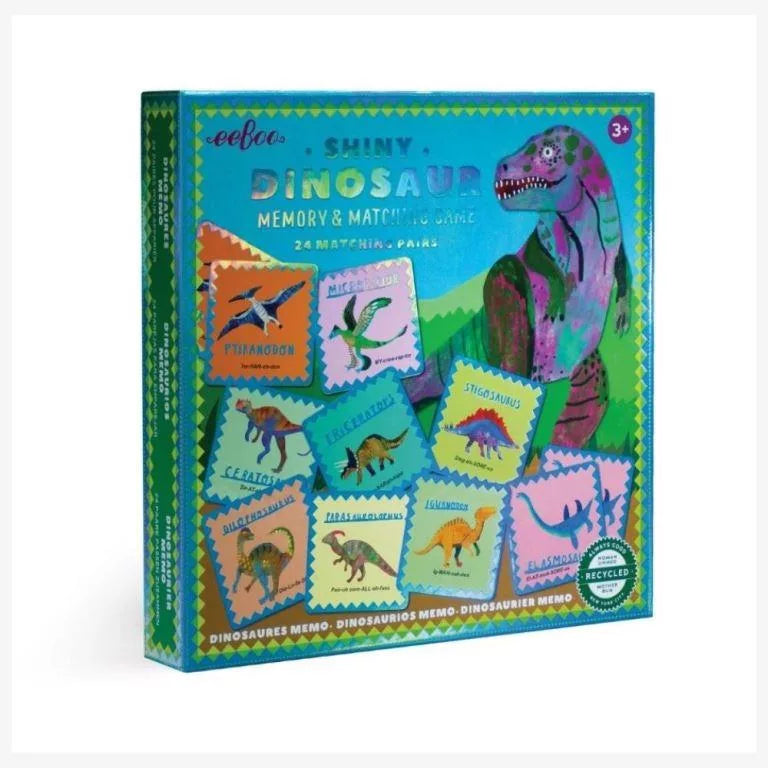 Shiny Dinosaur Memory and Matching Game