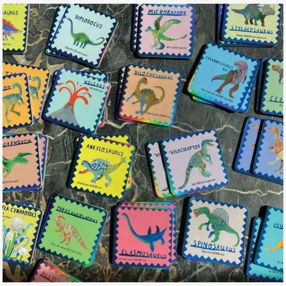 Shiny Dinosaur Memory and Matching Game